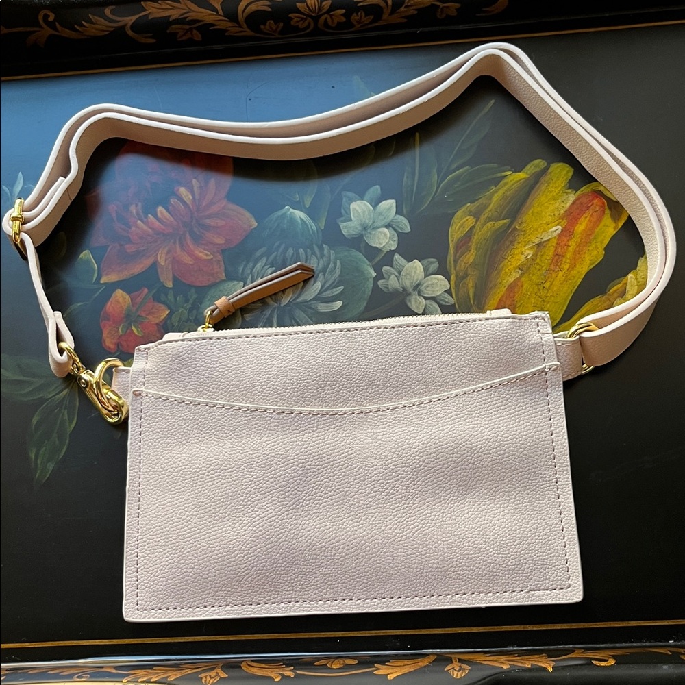 NWT Boon Supply Vegan Leather Belt Bag- Blush